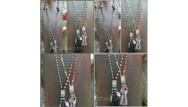 bali beads stone mix charms necklaces beads wholesale 50 pieces shipping include